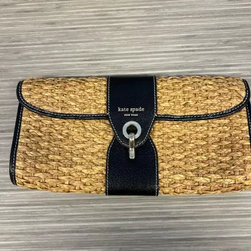 kate spade 클러치백 내추럴/블랙
