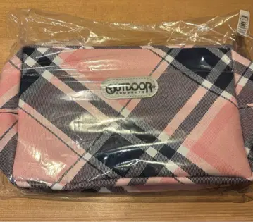 AKB48 대 의상전 파우치 핑크 체크 2012 원단 ver.