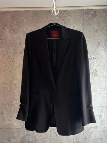 AMACA 블랙 테일러드 자켓
