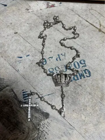 JUSTIN DAVIS 저스틴 데이비스 목걸이 크라운 크로스