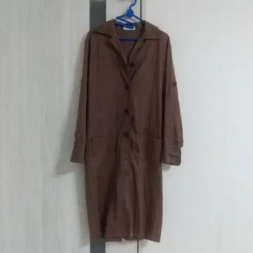 발리 브라운 셔츠 원피스 38 브라운 M