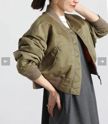 [ 미사용 ] VERMEIL par iena 크롭 MA-1