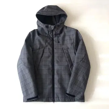 HARE 체크 무늬 마운틴 후드티