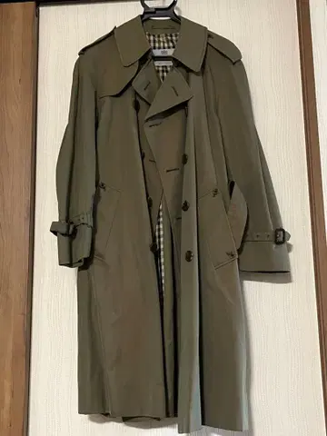 [새상품급] 롱 트렌치코트 레인보우색 XL