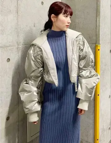 MURUA 멀티WAY 메탈 블루종 (실버)