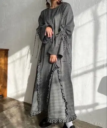 jumelle 체크 아리 원피스