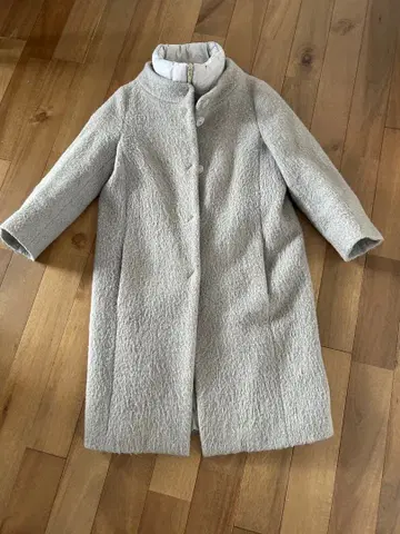 Herno 라이트 그레이 체스터 코트 42