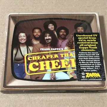 3장 세트 프랭크 자파 치파 잔 치프 2CD+블루레이