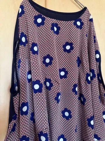 antiqua 레어템 레트로 플라워 무늬 원피스