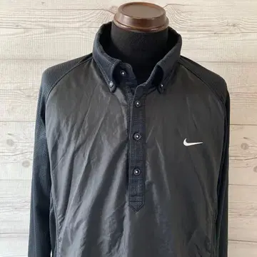 나이키 긴팔 피케 셔츠 골프웨어 블랙 L 사이즈 3781