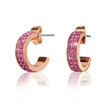 Capana 로즈 골드 귀걸이