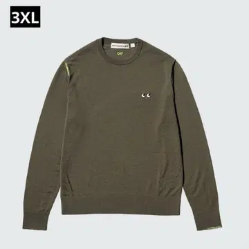 새상품급 UNIQLO x ANYA HINDMARCH 메리노 크루넥 스웨터