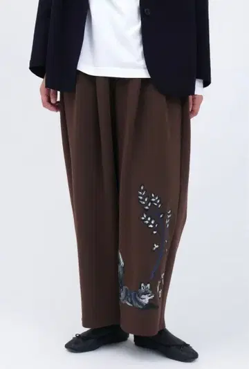 EMB fox 턱 팬츠 마블슈드 marble SUD