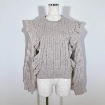 BEAUTE de OPAQUE 보테도오페크 프릴 니트 스웨터 38