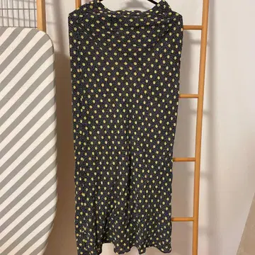 에디트포르르 믹스 도트 롱 스커트 36 맥시 스커트