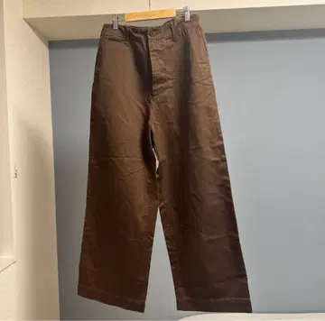 [ auralee ] WASHED FINX CHINO WIDE PANTS