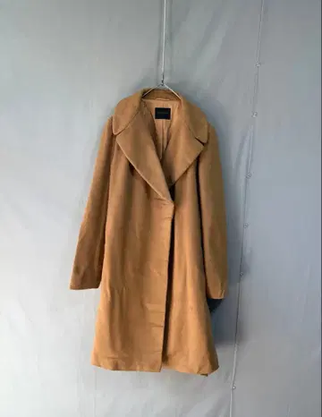 정가 12만 투모로우랜드 컬렉션 캐시미어 100% 코트 카멜 38