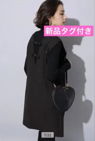 100 [택 포함 새상품] Arpege story 백리본 점프 스커트