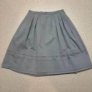 새상품급 폭시 FOXEY NY 스트레치 그로그랭 스커트 아이스 블루