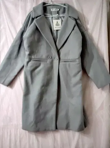 그레이 롱 코트 신상 택 포함 XL