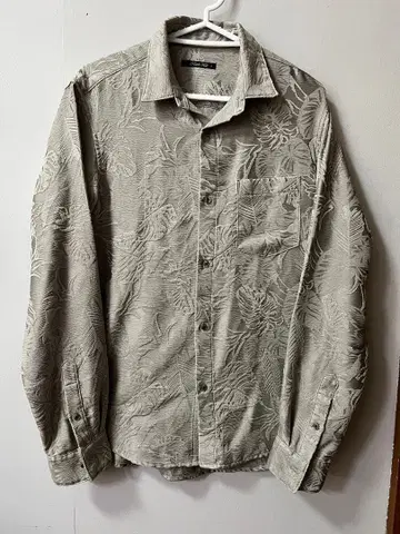 RattleTrap 안료 염색 자카드 레귤러 카라 셔츠