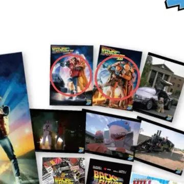 G상 아트 포스터 2종 세트 후류 복권 백 투 더 퓨처