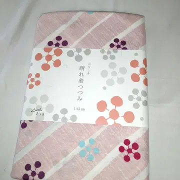 보자기 핑크 스트라이프 꽃무늬 145cm