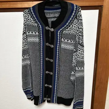 JEANASIS 노르딕 무늬 긴팔 가디건