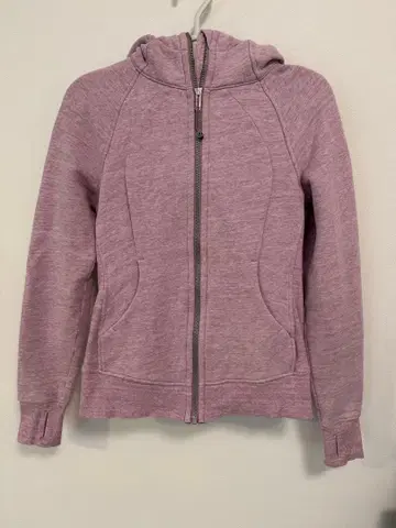 룰루레몬 퍼플 후드티