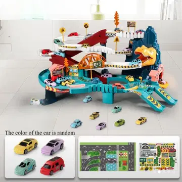 공룡 디자인 미니카 세트