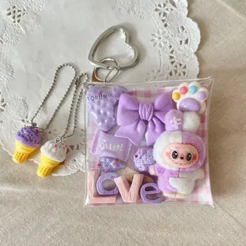 가챠 파우치 라브브 몬스터 퍼플