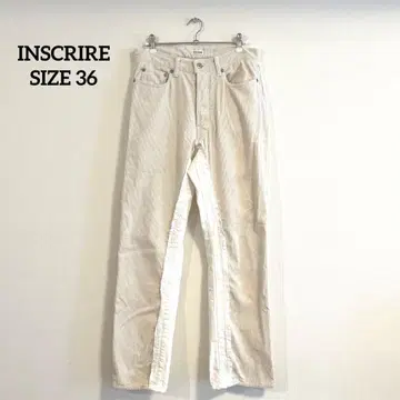 INSCRIRE 아인스크리 코듀로이 데님 팬츠
