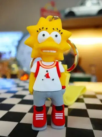 더 심슨즈 리사 피규어 키체인 큐트