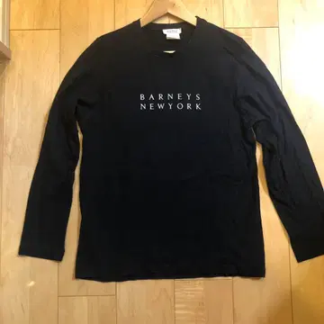 BARNEYS NEW YORK 블랙 롱 T셔츠