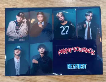 BE:FIRST 앨범 BE:ST 회장 한정판 스티커