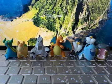 포켓몬 미니 피규어 8개 세트 요시노야 리자몽 등