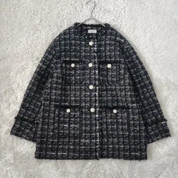 새상품급 IENA Monotone Tweed 트위드 자켓 36