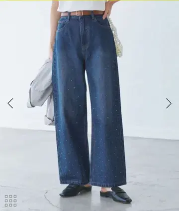 반짝반짝 비쥬 데님 네이비 38 사이즈 ROPE' PICNIC