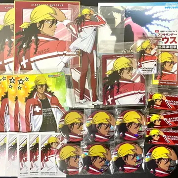 신 테니스의 왕자님 테니프리 스위스 대표 아마데우스 세트 아크릴 스탠드