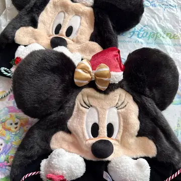 디즈니 크리스마스 팬캡 미키 미니