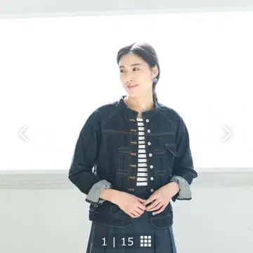 [새상품급] si-si-si 데님 자켓 북유럽 생활 잡화점