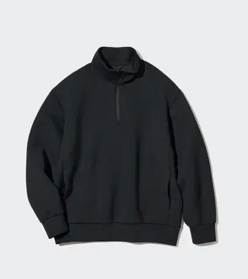 유니클로 울트라 스트레치 드라이 맨투맨 하프 지퍼 풀오버