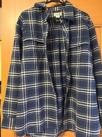 플란넬 셔츠 긴팔 셔츠 셔츠 L 체크 엘엘빈 플란넬