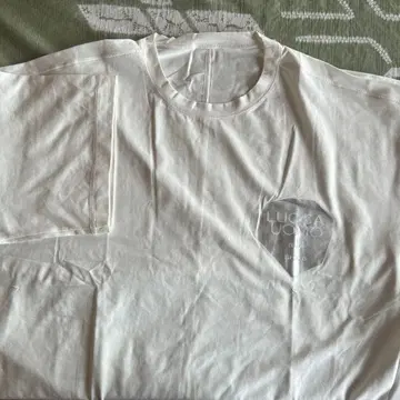 화이트 반팔 T셔츠 QVC (Lucca Uomo alla moda