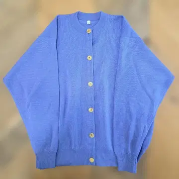 발렌타인 100 퓨어 울 빅 사이즈 가디건 y42