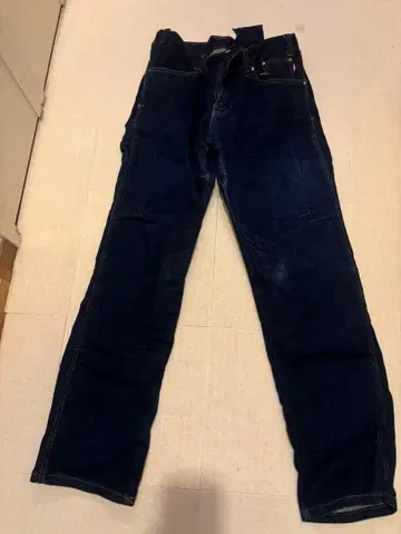 ROUGH&ROAD 다크 블루 데님 LW 방풍 데님