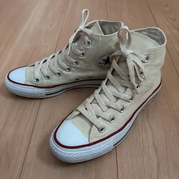 컨버스 하이컷 스니커즈 아이보리 24.5