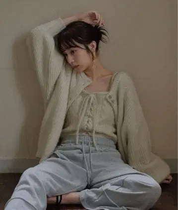 미디얼 마이디얼 스팽글 니트 앙상블