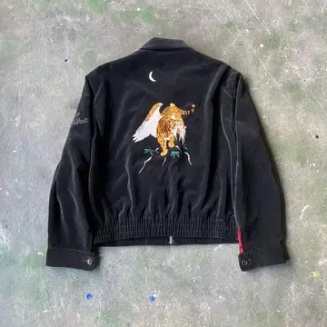 TAKEO KIKUCHI 벨벳 스카잔 벨로아 자켓