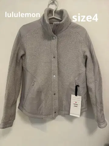 택 포함 새상품 룰루레몬 플리스 자켓